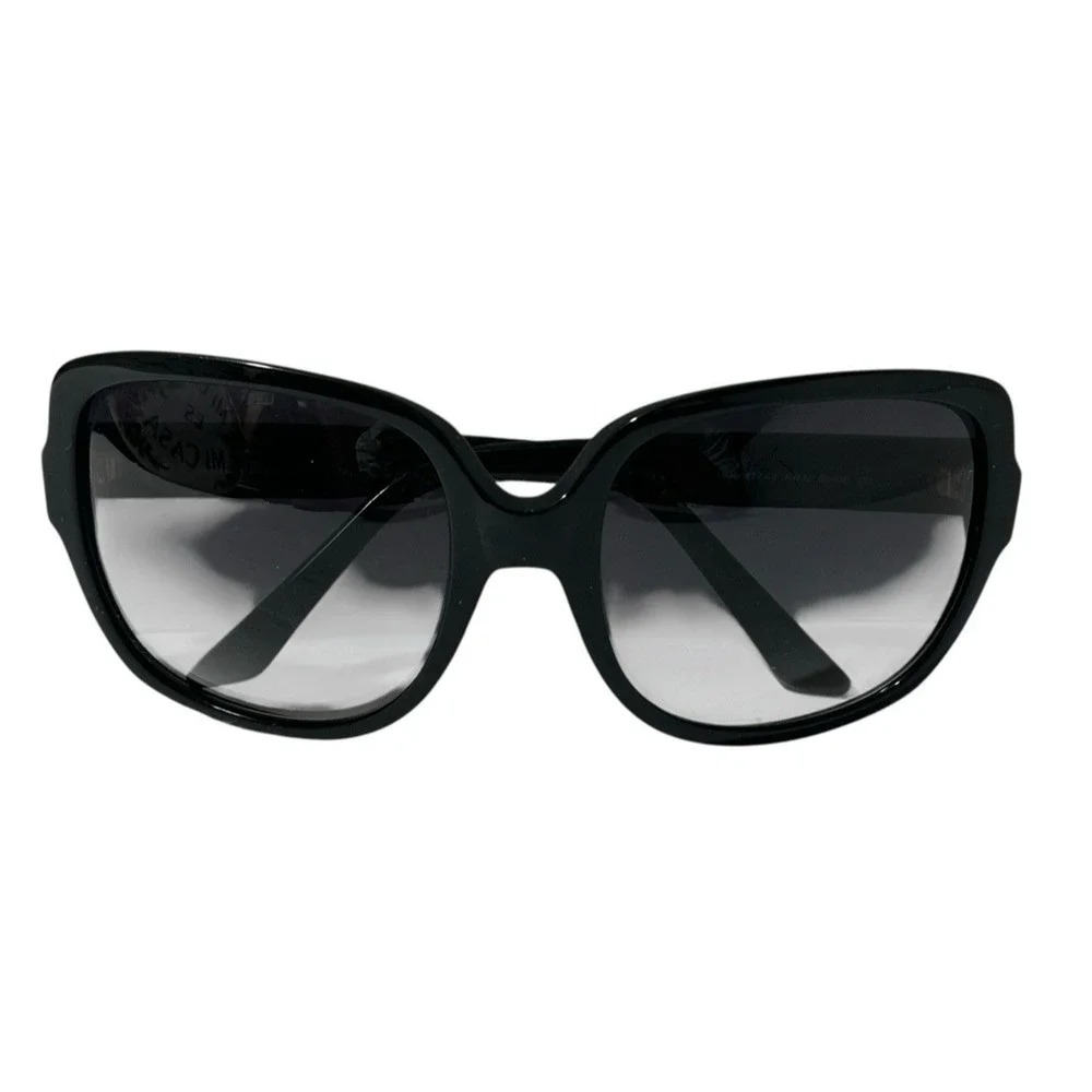 Dior Black Square Frame Sunglasses w/Gold Accents DiorMitzA3 EUC